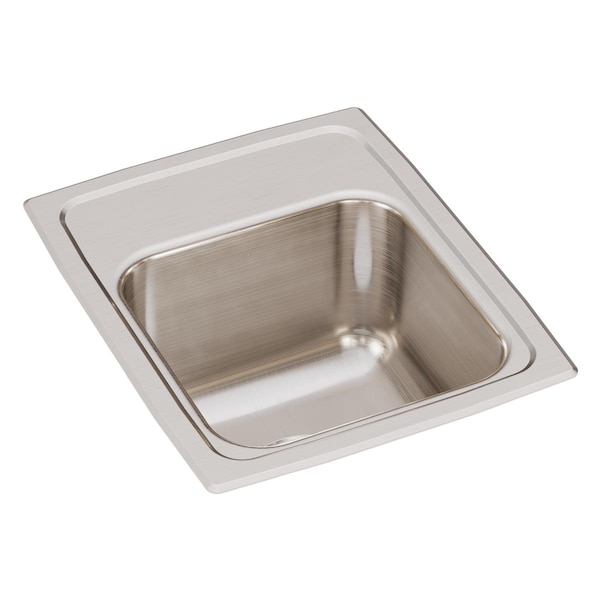Gourmet Stainless Steel 13 X 16 X 7-5/8 Single Bowl Top Mount Sink